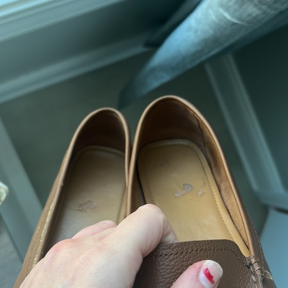 Well loved Coach loafers. Significant signs of wear at toes and heel. - Picture 5 of 5